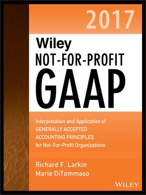 cover image of Wiley Not-for-Profit GAAP 2017